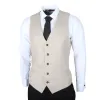 Mayfair - Men's 3 Piece Black Suit With Cream Waistcoat sold by Tru Clothing