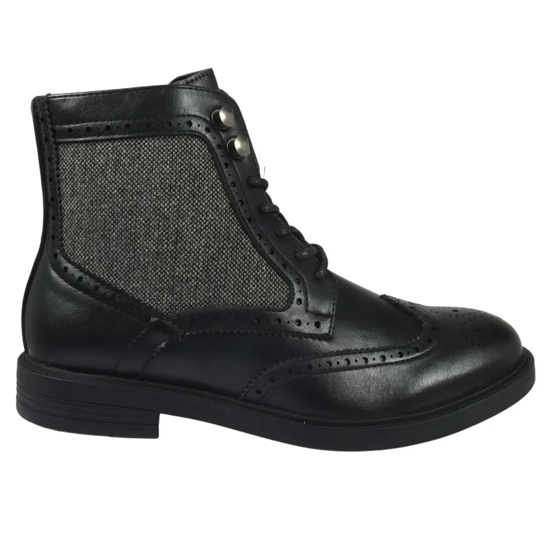 Men's Lace Up Brogue Ankle Boots sold by Tru Clothing