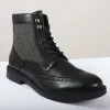 Men's Lace Up Brogue Ankle Boots sold by Tru Clothing