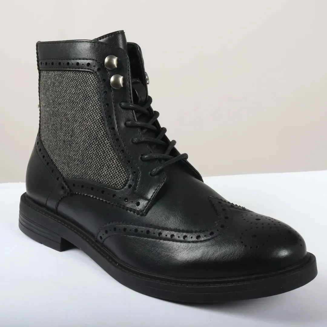 Men's Lace Up Brogue Ankle Boots sold by Tru Clothing product image thumbnail 3