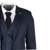 IM07 - Men's 3 Piece Navy Blue Classic Suit sold by Tru Clothing