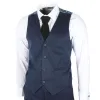 IM07 - Men's 3 Piece Navy Blue Classic Suit sold by Tru Clothing