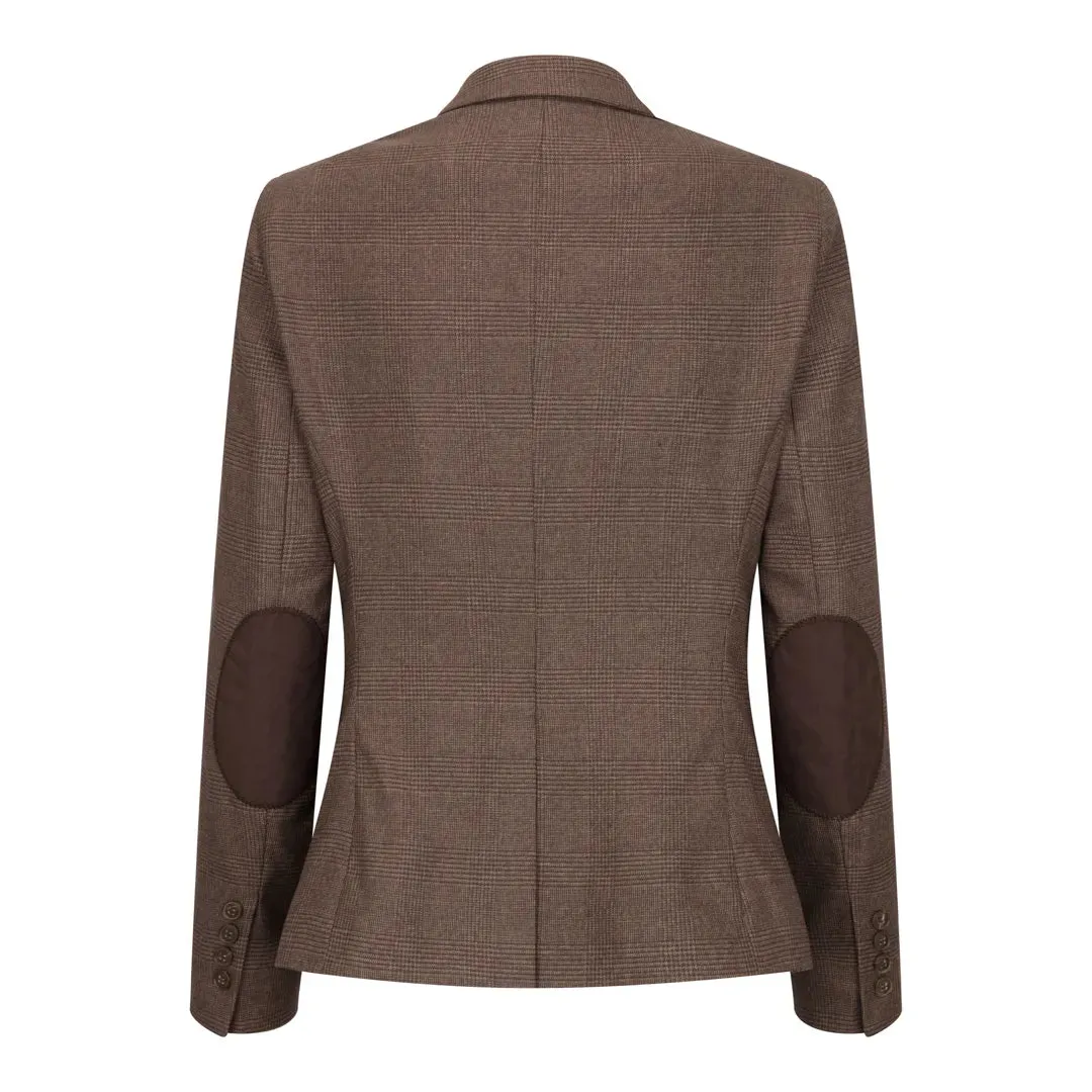 TPW50 - Women's Brown 3 Piece Prince Of Wales Check Suit sold by Tru Clothing product image thumbnail 5
