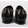 Men's Leather Lined Slip On Gold Buckle Loafers sold by Tru Clothing