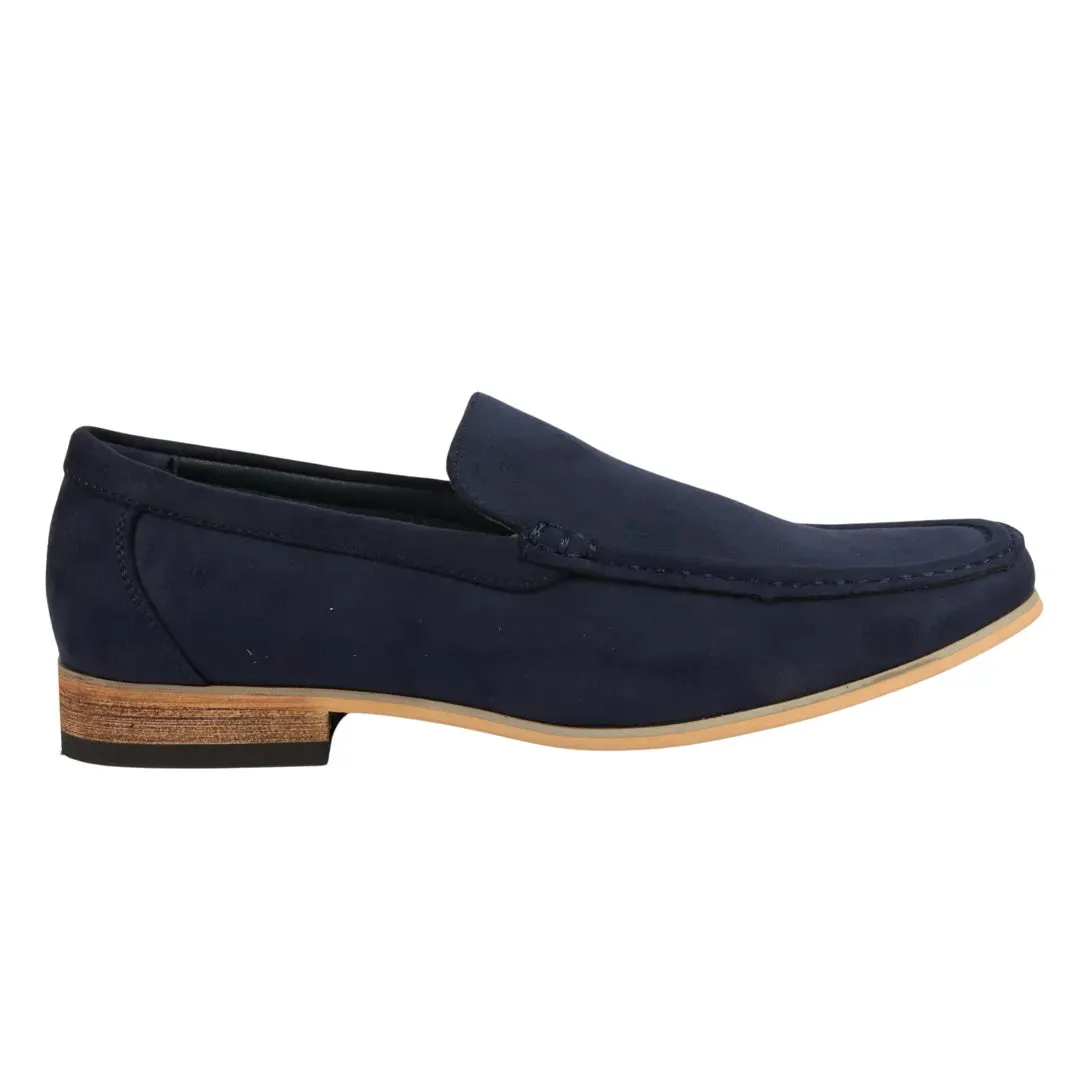Men's Slip On Lightweight Suede Loafers sold by Tru Clothing