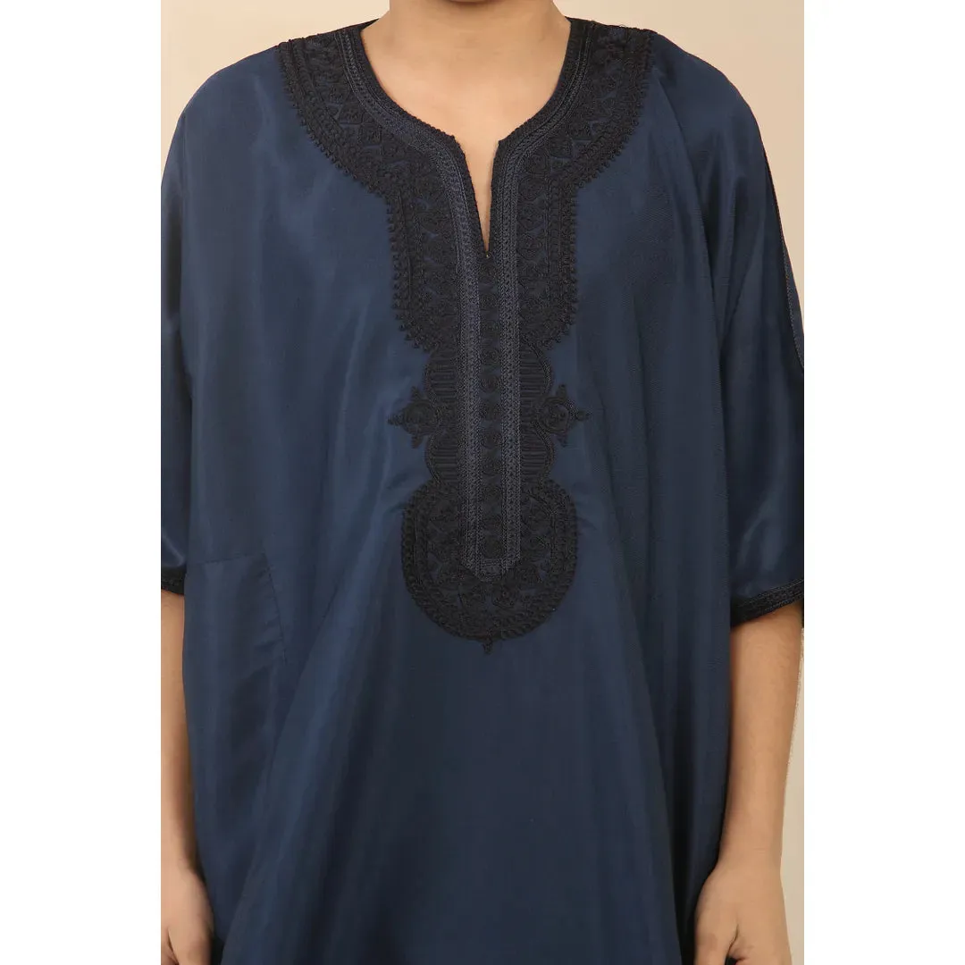 GG008 - Boys Moroccan Thobe Short Sleeve Gandoura sold by Tru Clothing product image thumbnail 3