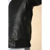 Men's Black Retro Real Leather Bomber Jacket sold by Tru Clothing