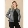 Women's Retro Quilted Leather Biker Jacket sold by Tru Clothing