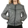 Women's Retro Quilted Leather Biker Jacket sold by Tru Clothing
