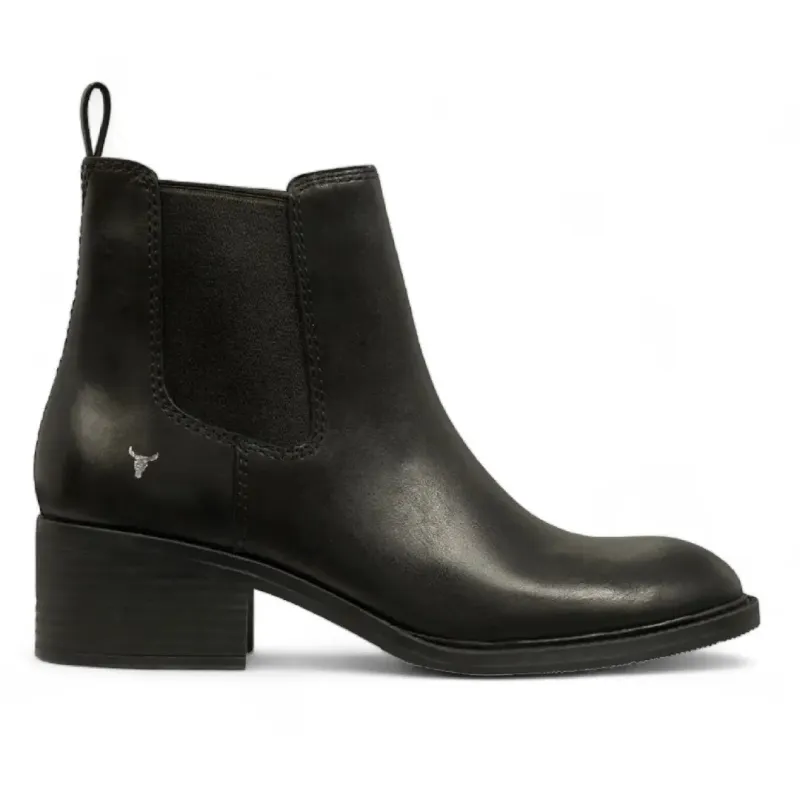 Replace - Women's Black Leather Chelsea Boots sold by Tru Clothing