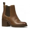 Varsity - Women's Block Heel Leather Chelsea Boots sold by Tru Clothing