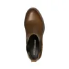 Varsity - Women's Block Heel Leather Chelsea Boots sold by Tru Clothing