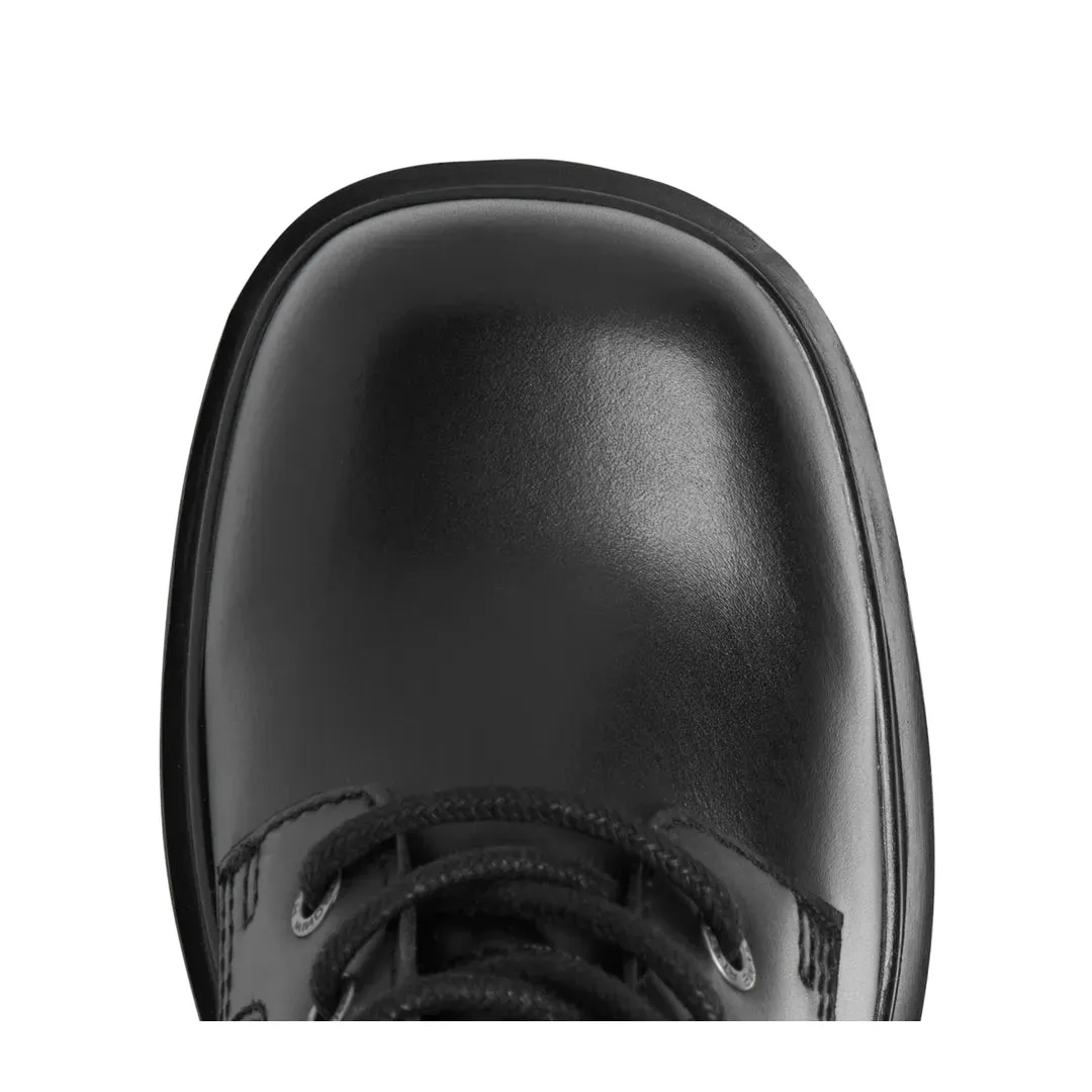 Totally - Women's Black Mid Calf Leather Platform Boots sold by Tru Clothing product image thumbnail 4