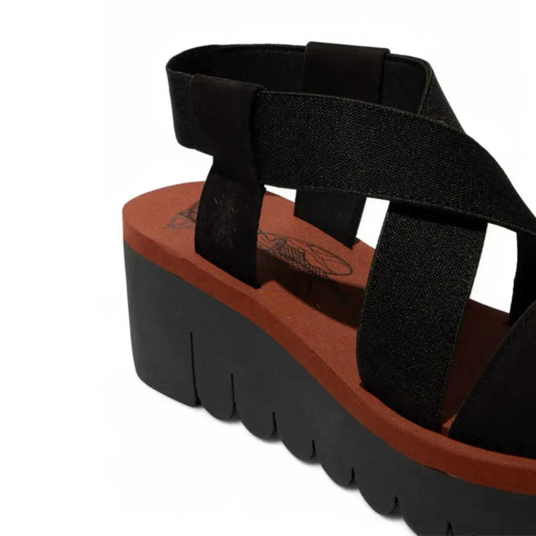 YABI922FLY - Women's Wedge Heel Leather Sandals sold by Tru Clothing product image thumbnail 4