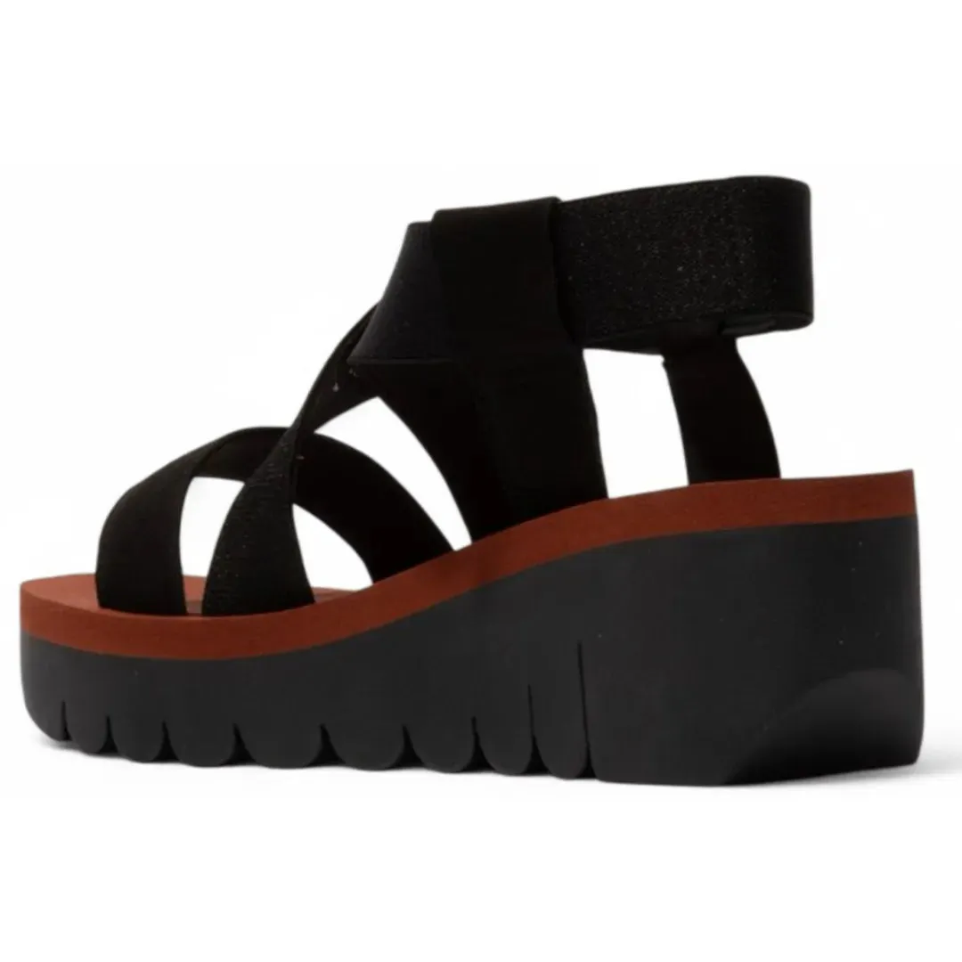 YABI922FLY - Women's Wedge Heel Leather Sandals sold by Tru Clothing product image thumbnail 3