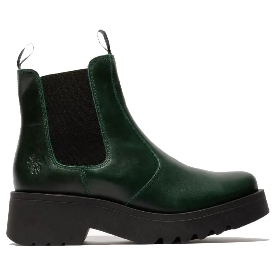 MEDI789FLY - Women's Wedge Heel Leather Chelsea Boots sold by Tru Clothing product image thumbnail 5