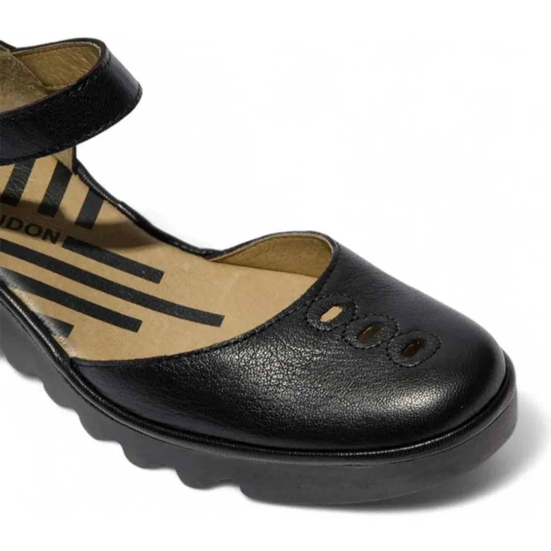 BISO305FLY - Women's Wedge Heel Closed Toe Leather Sandals sold by Tru Clothing product image thumbnail 4