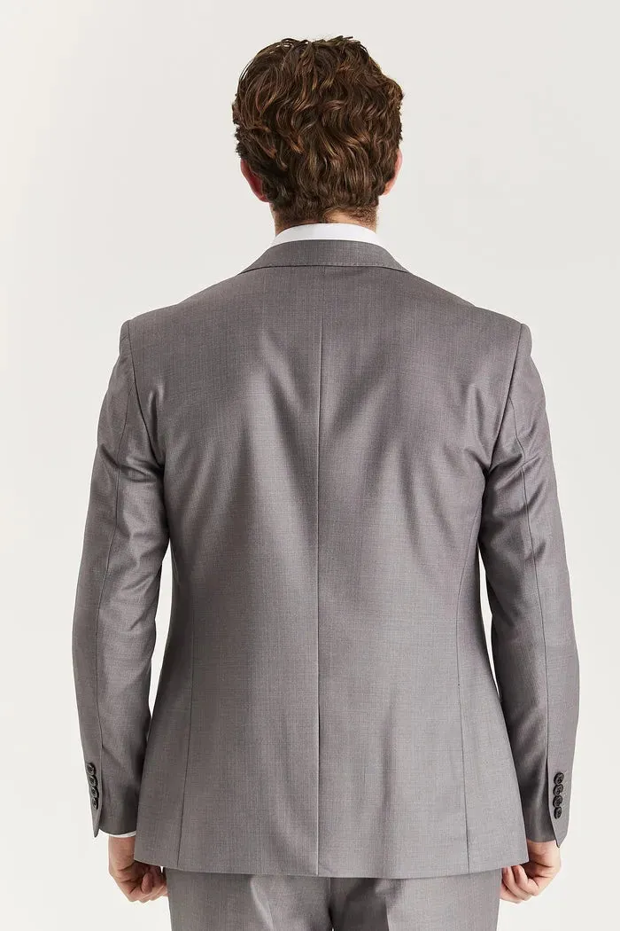 Edward - Men's Grey Tailored Fit Blazer sold by Tru Clothing product image thumbnail 4