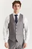 Edward - Men's Grey 3 Piece Stitch Lapel Classic Suit sold by Tru Clothing