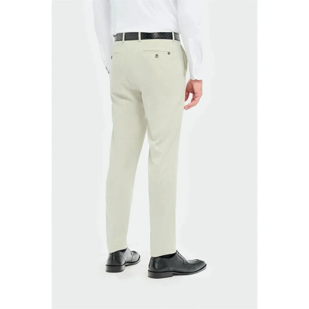 Tropez - Men's Sage Green Formal Trousers sold by Tru Clothing product image thumbnail 2