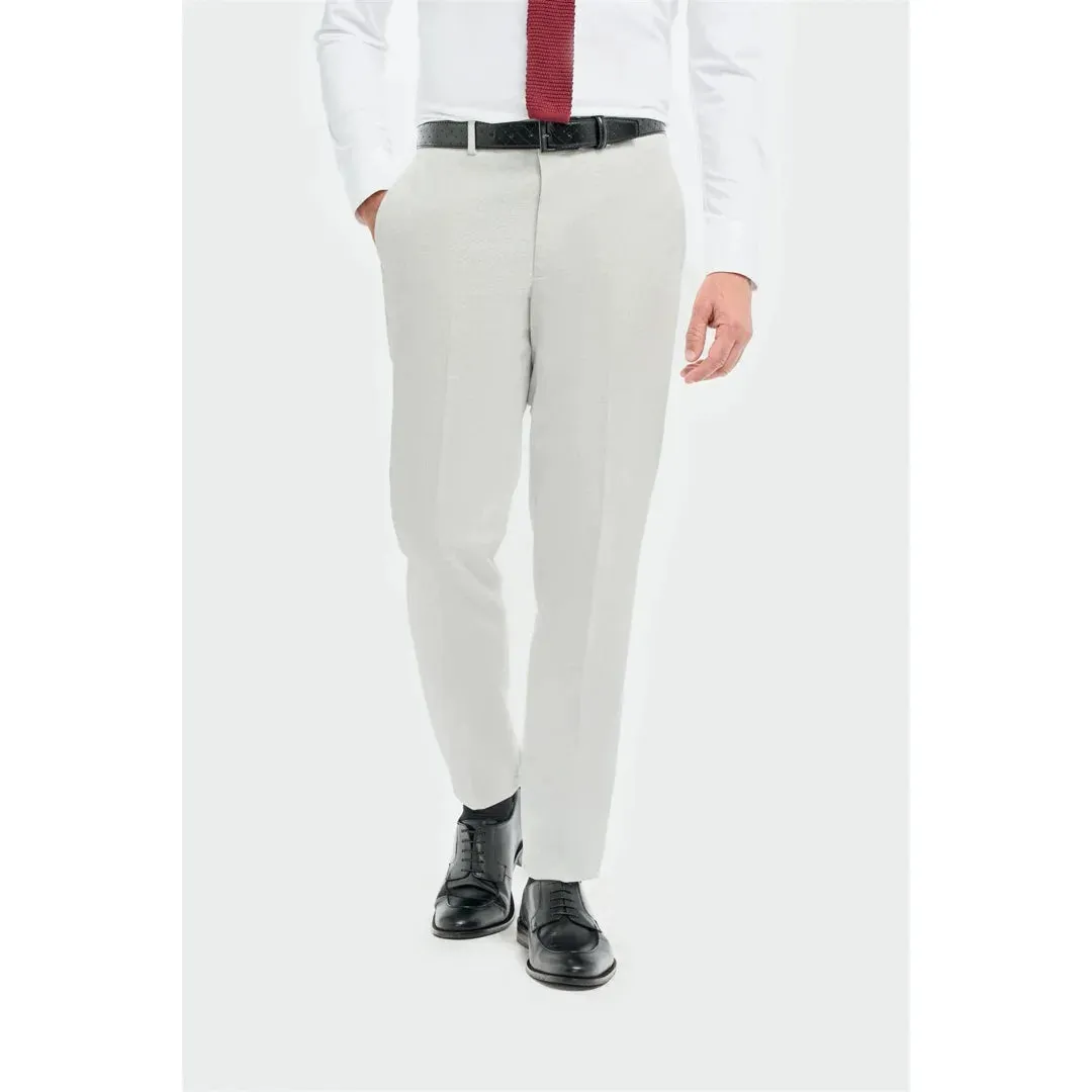 Tropez - Men's Grey Formal Trousers sold by Tru Clothing