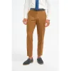 James - Men's Camel Brown Formal Trousers sold by Tru Clothing