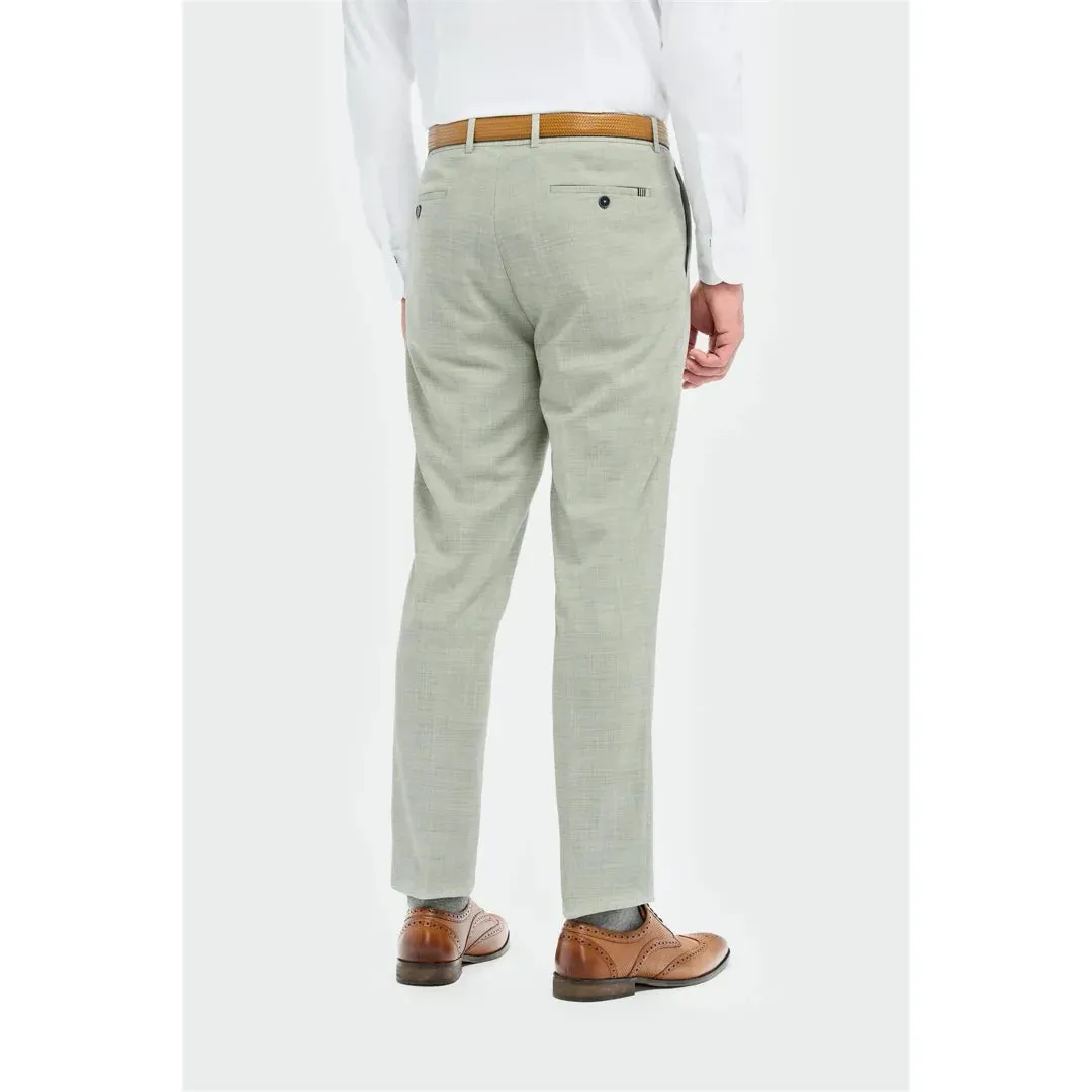 Camden - Men's Sage Green Trousers sold by Tru Clothing product image thumbnail 2