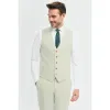 Tropez - Men's Sage Green Waistcoat sold by Tru Clothing