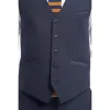 Malibu - Men's Navy Tailored Fit Waistcoat sold by Tru Clothing