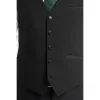 Malibu - Men's Black Tailored Fit Waistcoat sold by Tru Clothing