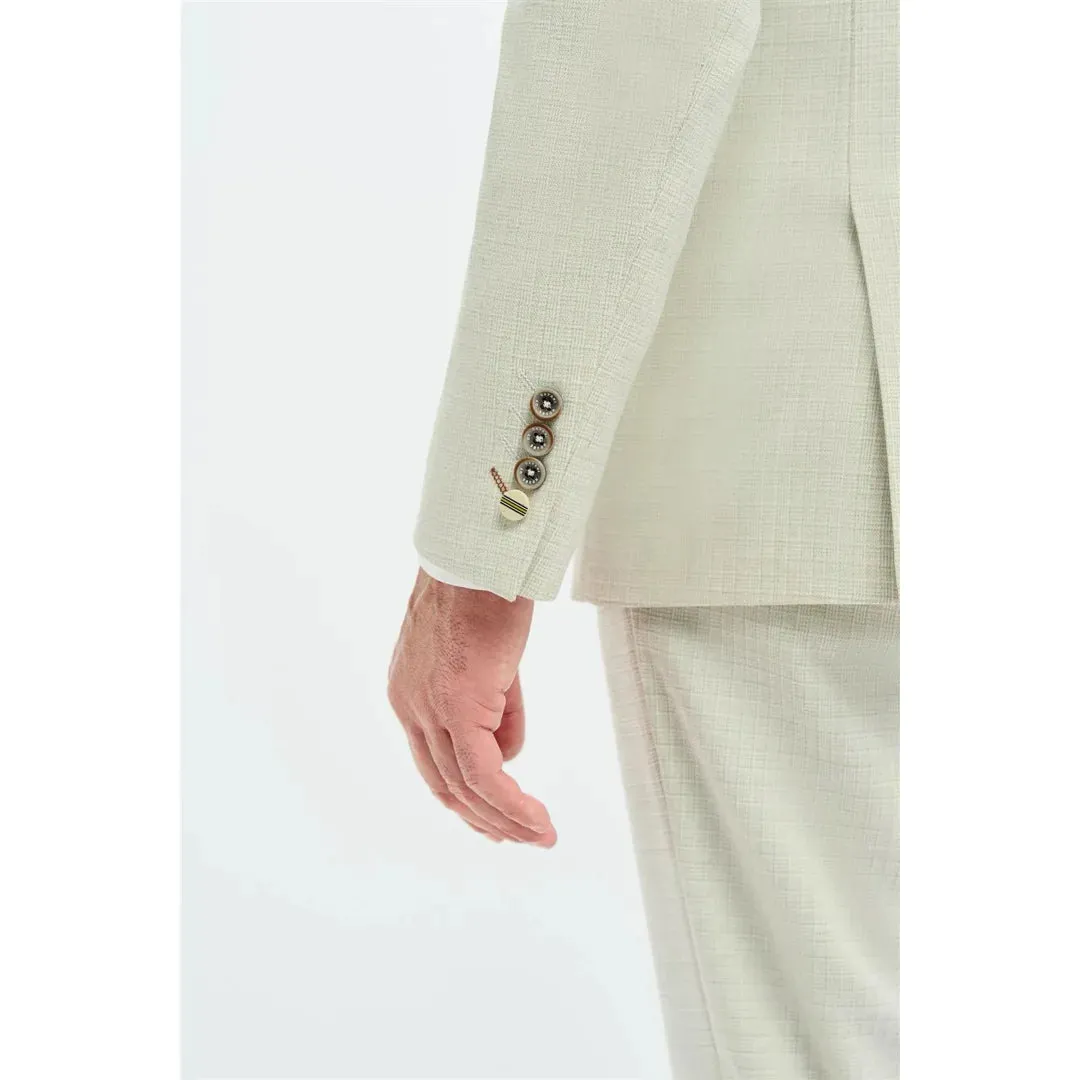 Tropez - Men's Sage Green Tailored Fit Blazer sold by Tru Clothing product image thumbnail 2