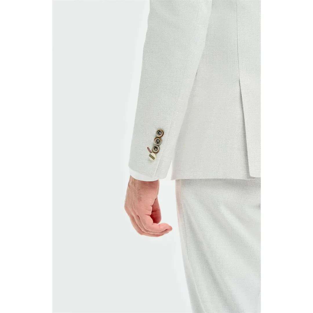 Tropez - Men's Grey Tailored Fit Blazer sold by Tru Clothing product image thumbnail 3