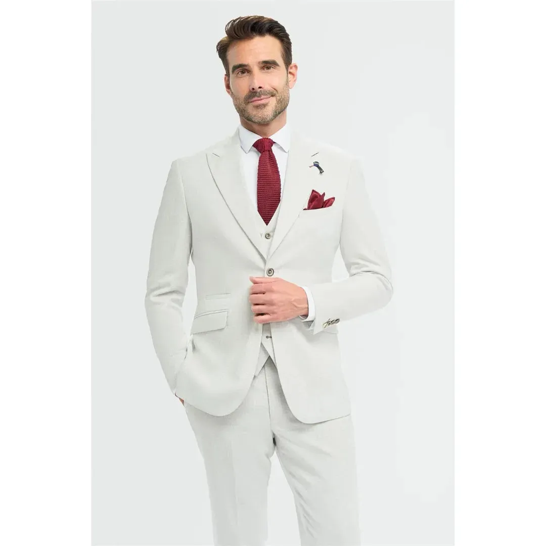 Tropez - Men's Grey Tailored Fit Blazer sold by Tru Clothing