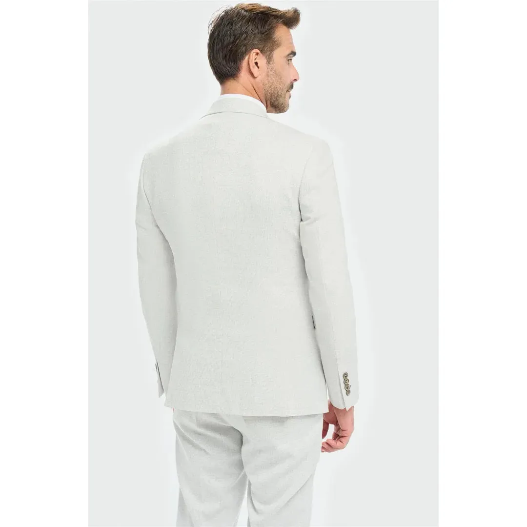 Tropez - Men's Grey Tailored Fit Blazer sold by Tru Clothing product image thumbnail 4