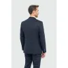 Torino - Men's Navy Check Tailored Fit Blazer sold by Tru Clothing