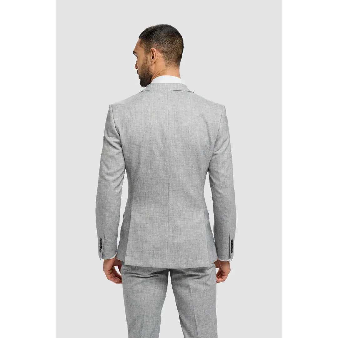 Malibu - Men's Grey Tailored Fit Blazer sold by Tru Clothing product image thumbnail 5