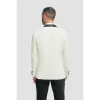 Aspen - Men's Cream Shawl Collar Tuxedo Blazer sold by Tru Clothing