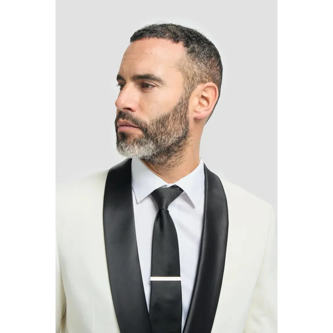 Aspen - Men's Cream Shawl Collar Tuxedo Blazer sold by Tru Clothing product image thumbnail 2