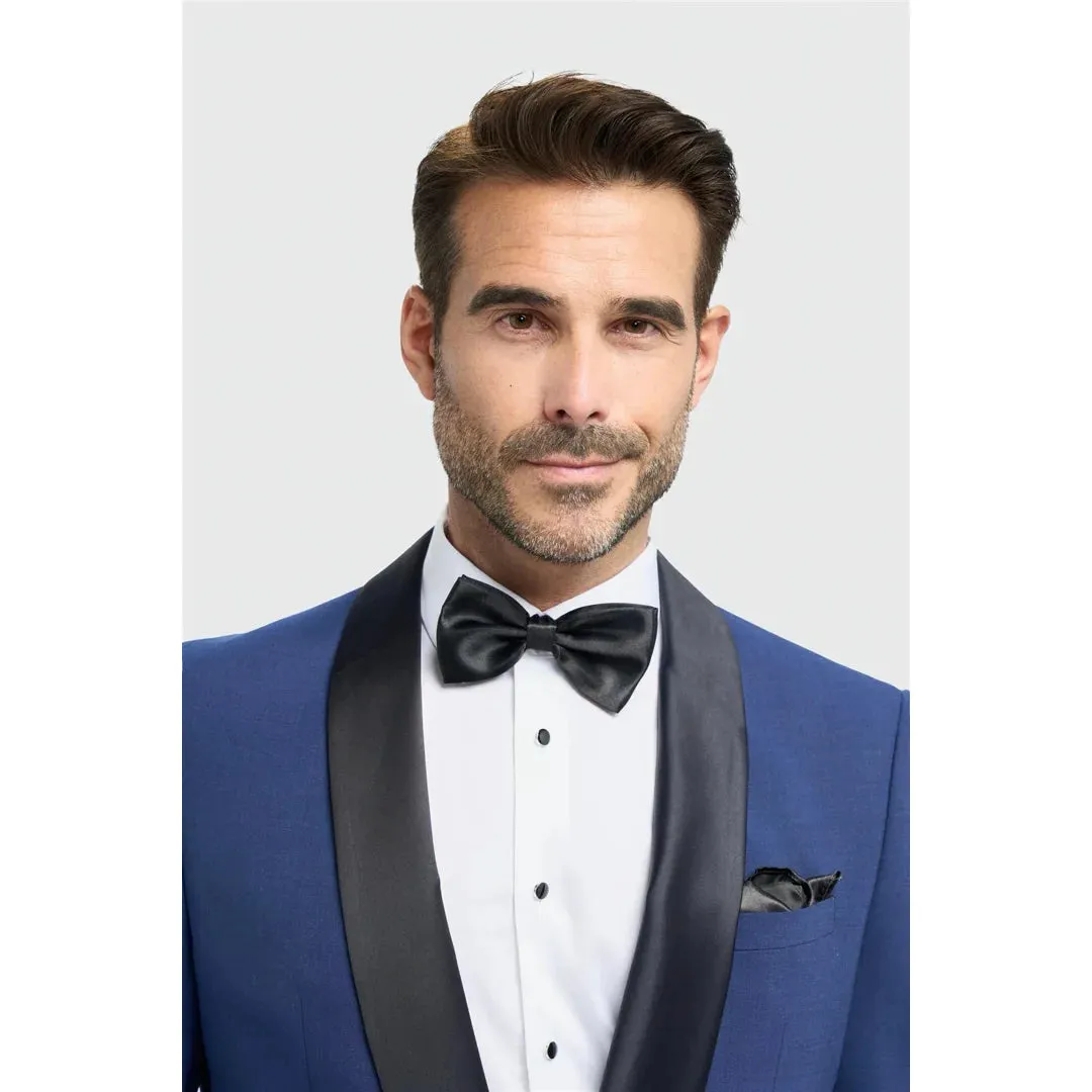 Aspen - Men's Blue Shawl Collar Tuxedo Blazer sold by Tru Clothing product image thumbnail 2