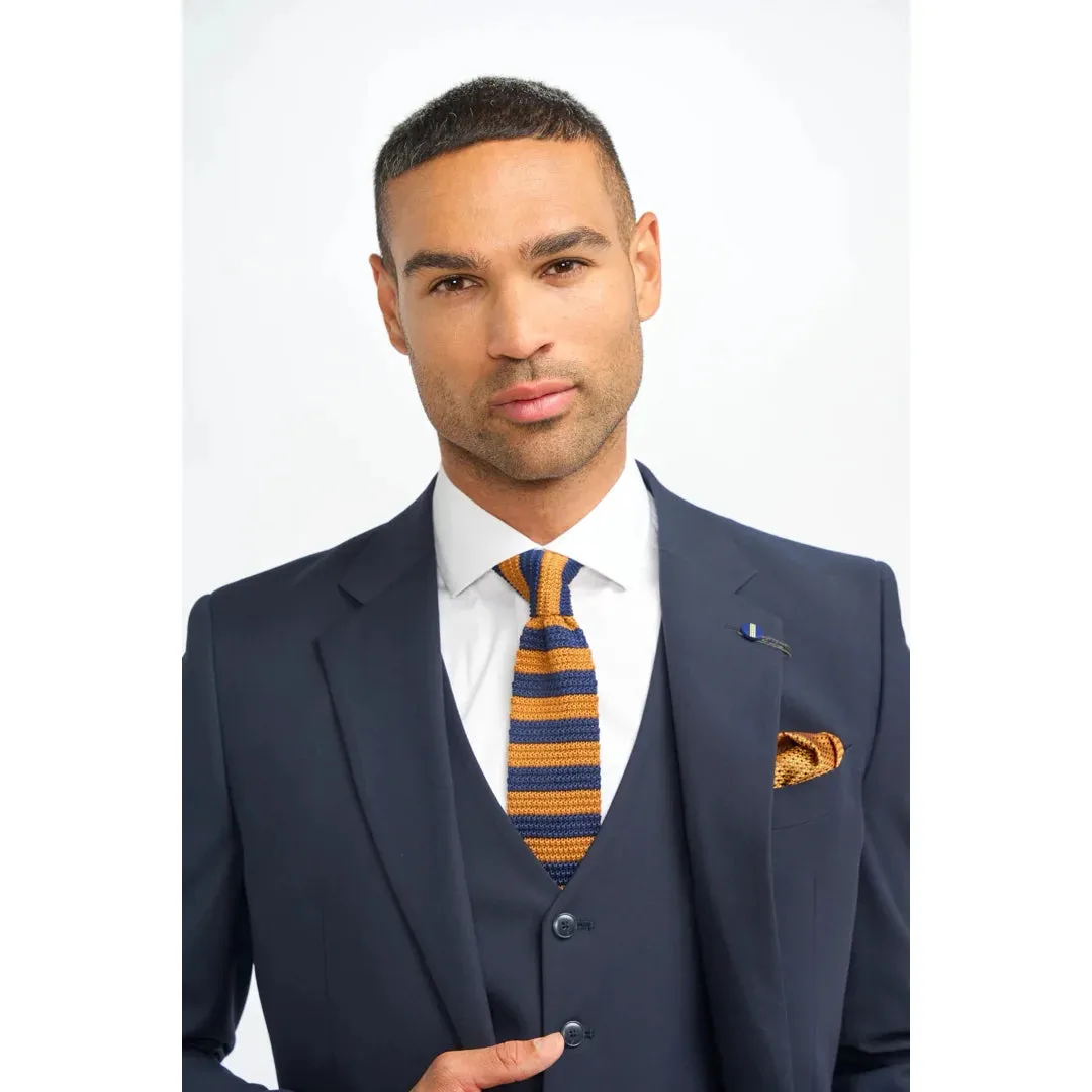 Malibu - Men's Navy 3 Piece Tailored Fit Suit sold by Tru Clothing product image thumbnail 3