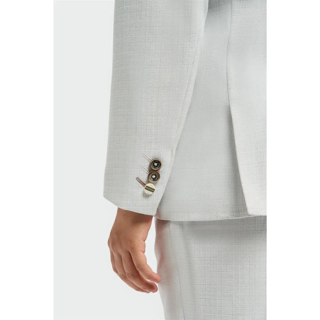 Tropez - Boys 3 Piece Grey Tailored Fit Suit sold by Tru Clothing product image thumbnail 3