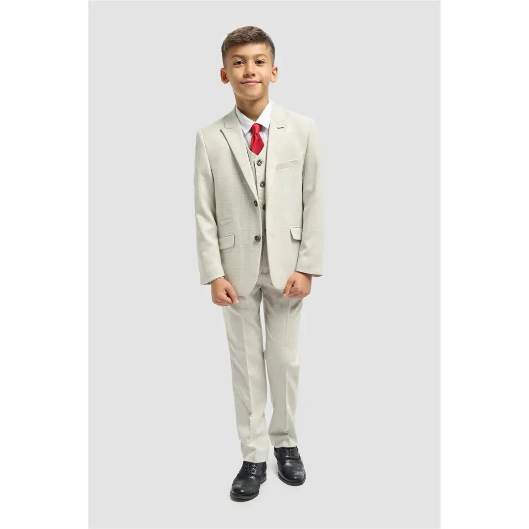 Tropez - Boys 3 Piece Sage Green Tailored Fit Suit sold by Tru Clothing product image thumbnail 2
