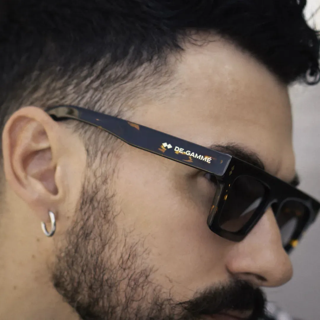 Valencia - Brown Rectangle Thick Frame Polarized Sunglasses sold by Tru Clothing product image thumbnail 4