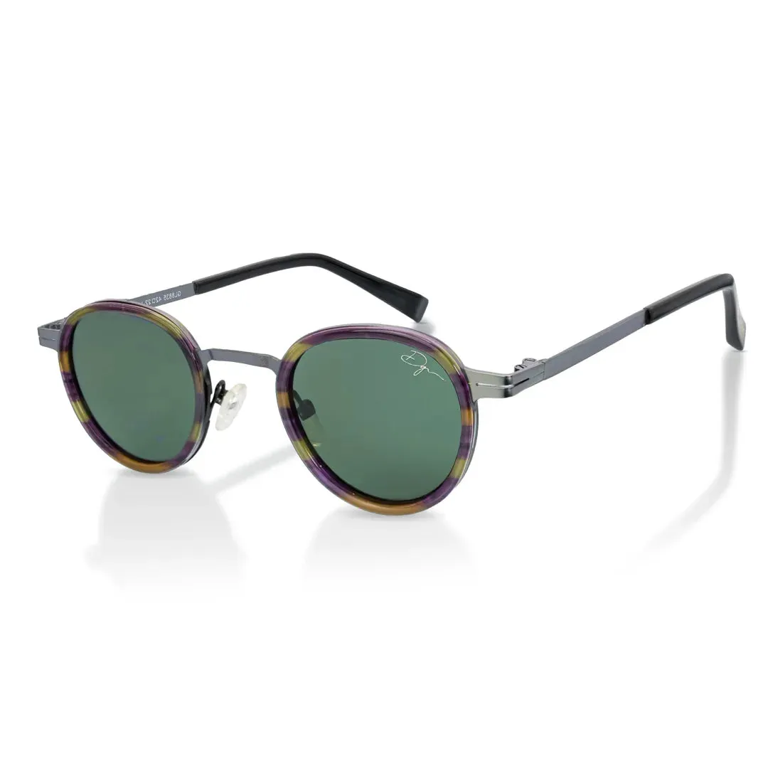 Paris - Retro Round Polarized Sunglasses sold by Tru Clothing