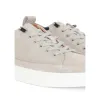 Josh - Men's Grey Suede Leather Trainers sold by Tru Clothing