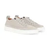 Josh - Men's Grey Suede Leather Trainers sold by Tru Clothing