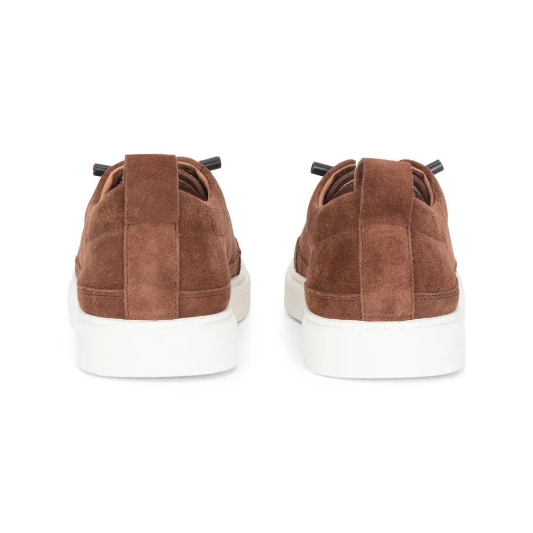 Josh - Men's Brown Suede Leather Trainers sold by Tru Clothing product image thumbnail 4