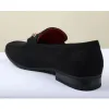 Men's Suede Leather Lined Gold Buckle Loafers sold by Tru Clothing
