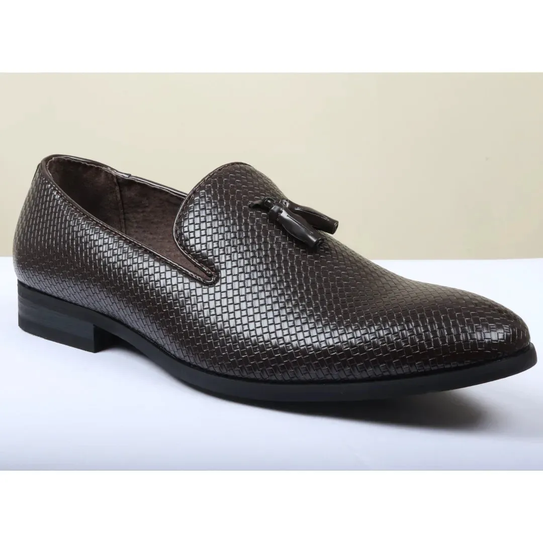 Men's Leather Lined Tassel Pattern Loafers sold by Tru Clothing product image thumbnail 3