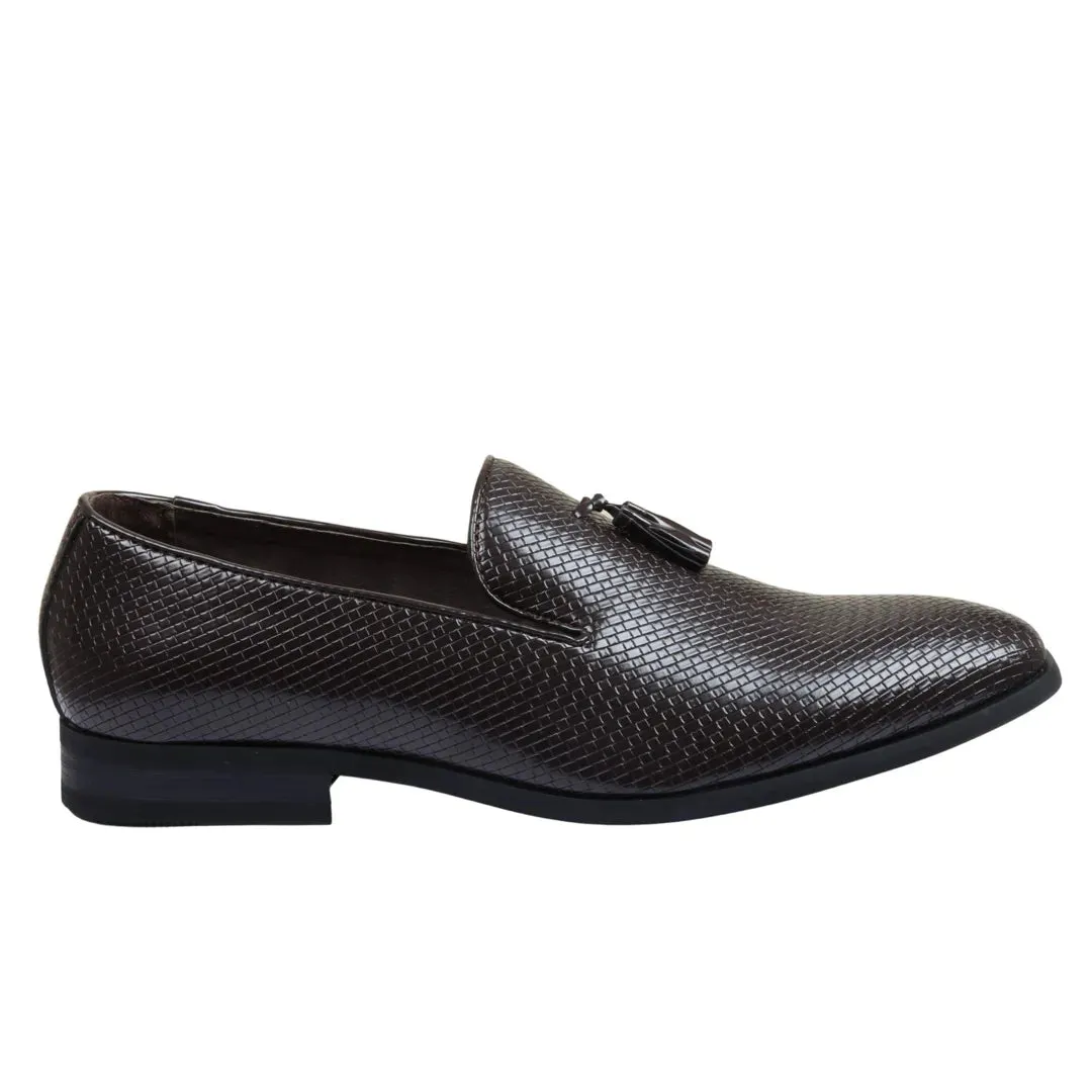 Men's Leather Lined Tassel Pattern Loafers sold by Tru Clothing